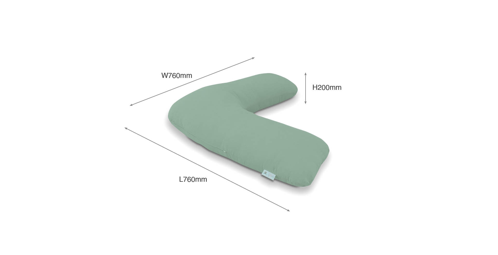 V-Shaped Fibre Fill Hugging Pillow - MaxCoil | Mattresses, Bed Frames ...