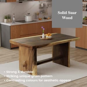 Pieper Suar Wood Dining Table